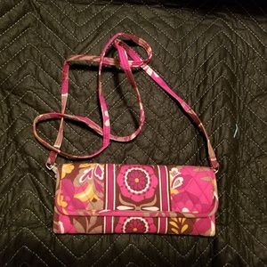 Vera Bradley Magnetic Tri Fold Wallet